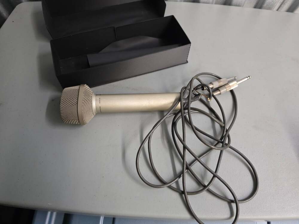 Sony ECM-99 One Point Stereo Electret Condenser Microphone Vintage w/ Box